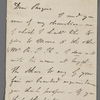 Autograph letter signed to Samuel Rogers, 27 March 1813