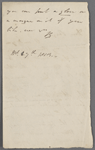 Autograph letter signed to Samuel Rogers, 27 March 1813