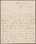 Autograph letter signed to Thomas Claughton, 4 September 1814