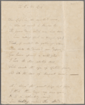 Holograph poem, "To E. N. Long"