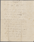 Holograph poem, "To E. N. Long"