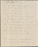 Holograph poem, "To E. N. Long"