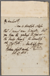 Autograph letter signed to Lord Byron, 17 October 1818