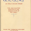 Holograph dedication of The Cenci to Leigh Hunt