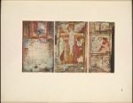 1. Hl. Silverster den Drachen bindend. Doppelkirche der hll. Silverster und Martin von Tours. Von Leo IV. (847-855); 2. Kreuzigung. Basilika des hl. Klemens. Unter Leo IV. (847-855);  3. [a] Frauen am Grabe, [b] Höllenfahrt, [c] Hochzeit zu Kana. Basilika des hl. Klemens. Unter Leo IV. (847-855).