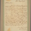 Letter to Henry Fisher, Lewis Town
