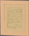 Letter to Mrs. Livingston