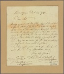 Letter to William Bayard