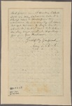 Letter to Thomas Addis Emmet [New York]