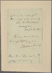 Letter to H[enry] S[tephens] Randall, Albany [N. Y.]