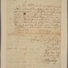 Letter to A[braham] De Peyster, S[amuel] Staats, R[obert] Walter, Rip Van Dam, John Barberie T[homas] Byerley