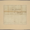 Letter to Matthew Clarkeson, New York