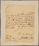 Letter to -- --