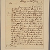 Letter to Gen. [William] Johnson [Lake George, N. Y.]