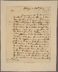 Letter to Gen. [William] Johnson [Lake George, N. Y.]