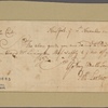 Letter to John Cast, Livingston Manor [N. Y.]