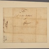 Letter to Captain Walter Butler, Oswego [N. Y.]