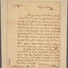 Letter to Sir William Johnson, Baronet [Johnson Hall, Tryon Co., N. Y.]
