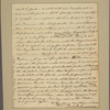 Letter to William Tryon [Governor of New York]