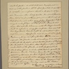 Letter to William Tryon [Governor of New York]