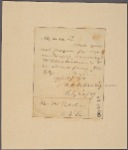 Letter to Rev. M. Barton