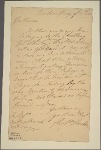 Letter to Messrs Apthorpe, Hancock, and Irving