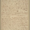 Letter to William Bayard Junr., New York