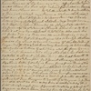 Letter to William Bayard Junr., New York