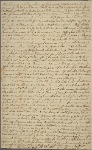Letter to William Bayard Junr., New York