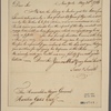 Letter to Maj. Gen. Horatio Gates, Philadelphia or Berkley County, Va.