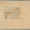 Letter to Thomas Riche, Philadelphia