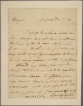 Letter to [Horatio Gates, New York.]