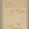 Letter to Henry Glen, Philadelphia