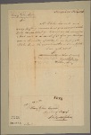 Letter to Henry Glen, Philadelphia