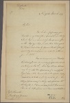 Letter to Lord George Germain [London]