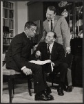 Richard Whorf and unidentified others in the stage production One for the Dame