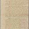 Letter to James Hamilton Governor of Pennsylvania