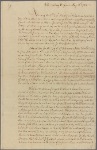Letter to James Hamilton Governor of Pennsylvania
