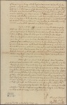 Letter to James Hamilton Governor of Pennsylvania