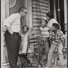 Nehemiah Persoff, Lynn Hamilton and unidentified others in the stage production Only in America