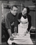 Philip Sterling and Olympia Dukakis in the stage production The Opening of a Window