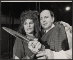 Rae Allen and John Harkins in the stage production The Orphan