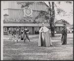 Scene from rehearsal for the 1957 American Shakespeare production of Othello