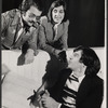 Tom Costello, Saskia Noordhoek Hegt and John Ferraro in the stage production Our Late Night