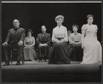 John Beal, Jo Van Fleet, Kitty Winn and unidentified others in the stage production Our Town