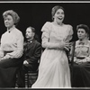 Jo Van Fleet, Kitty Winn [center] and unidentified others in the stage production Our Town