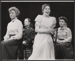 Jo Van Fleet, Kitty Winn [center] and unidentified others in the stage production Our Town