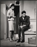 Diana Sands and Alan Alda in the stage production The Owl and the Pussycat
