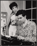 Diana Sands and Alan Alda in the stage production The Owl and the Pussycat.