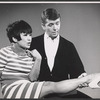 Pat Suzuki and Robert Reed in the touring stage production The Owl and the Pussycat 